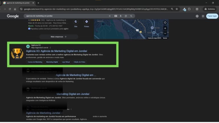Primeira Página do Google